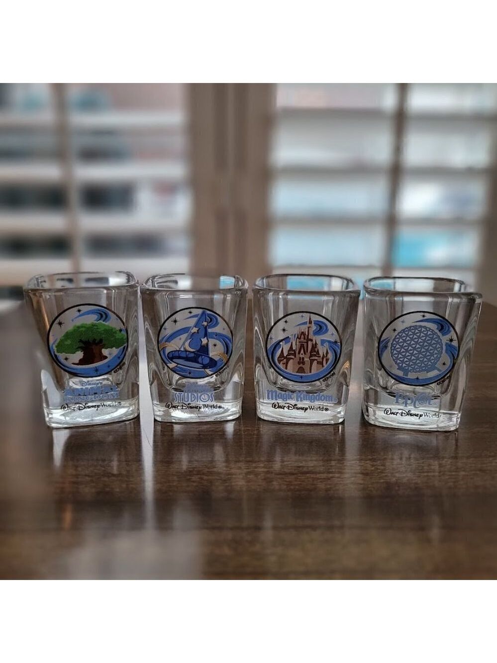 Walt Disney World Collectible Square Shot Glasses